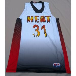 R2G Sports Sleeveless Jersey #31 Miami Heat* White Jersey* Size WM